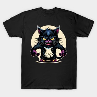 Angry Cat Monster T-Shirt